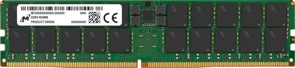 Server Memory Module MICRON DDR5 (64GB, RDIMM/ECC, 5600 MHz, CL 46, 1.1 V, MTC40F2046S1RC56BR)