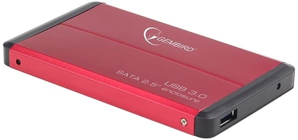 Hdd case ext. usb3 2.5"/red ee2-u3s-2-r, Gembird
