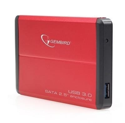 Hdd case ext. usb3 2.5"/red ee2-u3s-2-r, Gembird