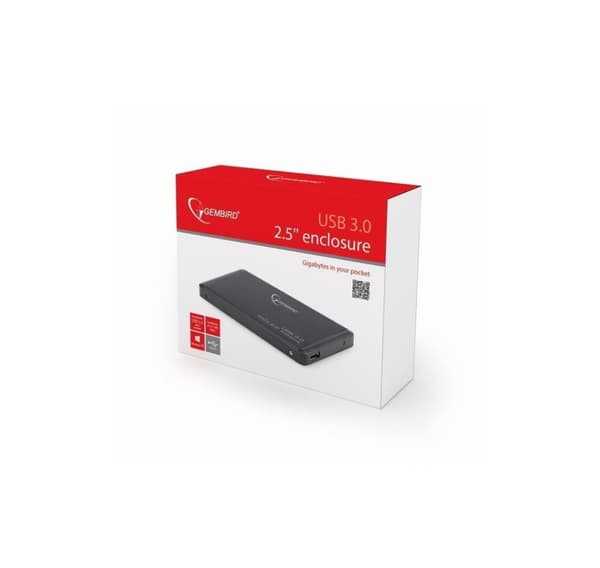 Hdd case ext. Usb3 2.5"/black ee2-u3s-2, Gembird