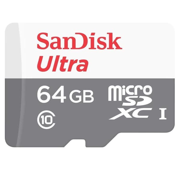 Memory micro sdxc 64gb uhs-I/w/a sdsqunr-064g-gn6ta, Sandisk