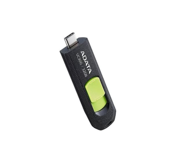 Minnesenhet flash usb-c 32gb/acho-uc300-32g-rbk/gn, Adata