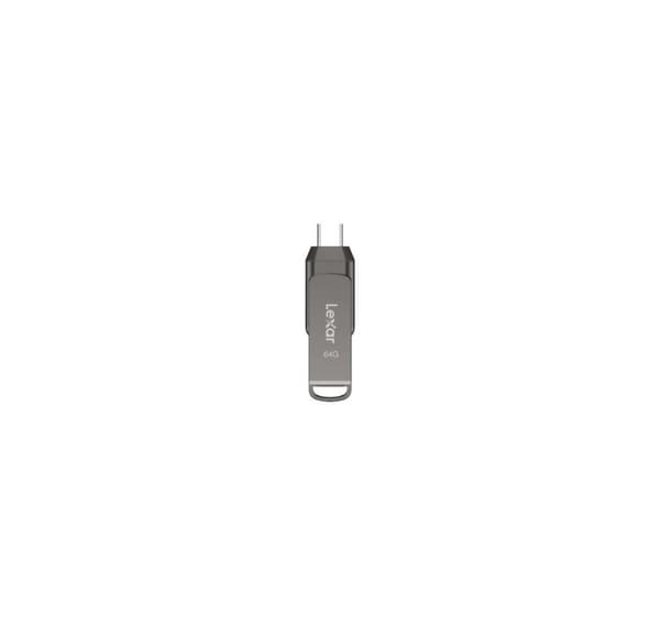 Minnestasjon flash usb3.1 64gb/d400 ljdd400064g-bnqng, Lexar Grå