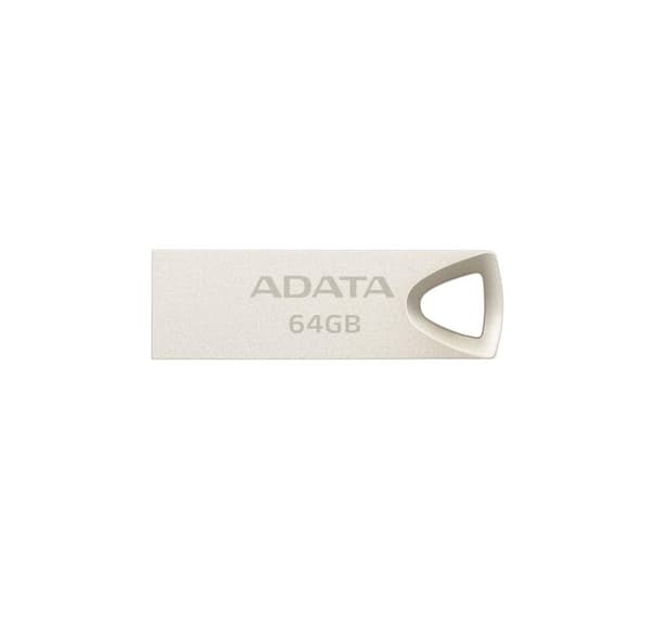 Minnesenhet flash usb2 64gb/guld auv210-64g-rgd, Adata Beige
