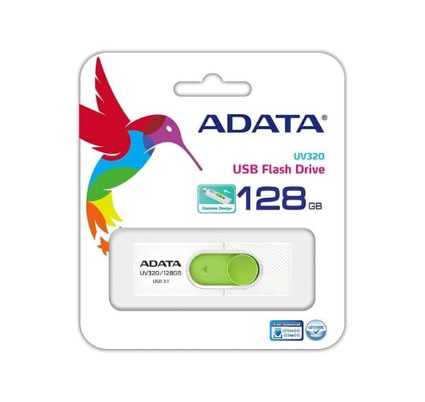 Memory drive flash usb3 128gb/white auv320-128g-rwhgn, Adata