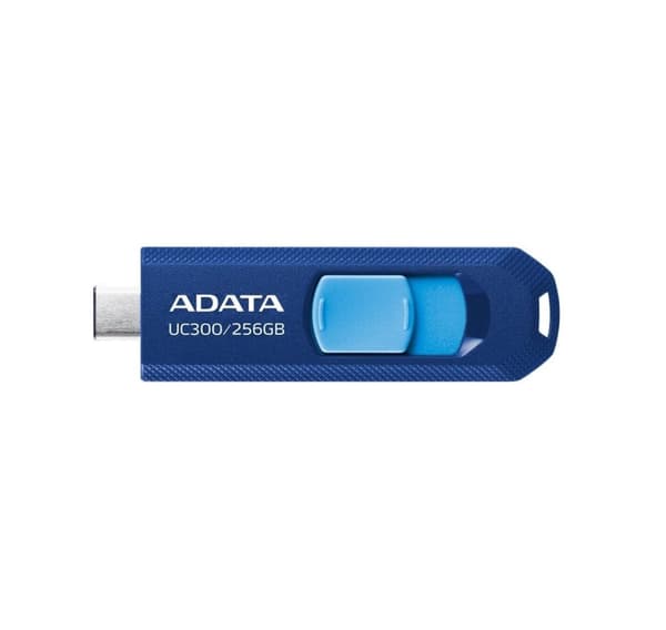 Minnestasjon flash usb-c 256gb/acho-uc300-256g-rnb/bu, Adata Blå