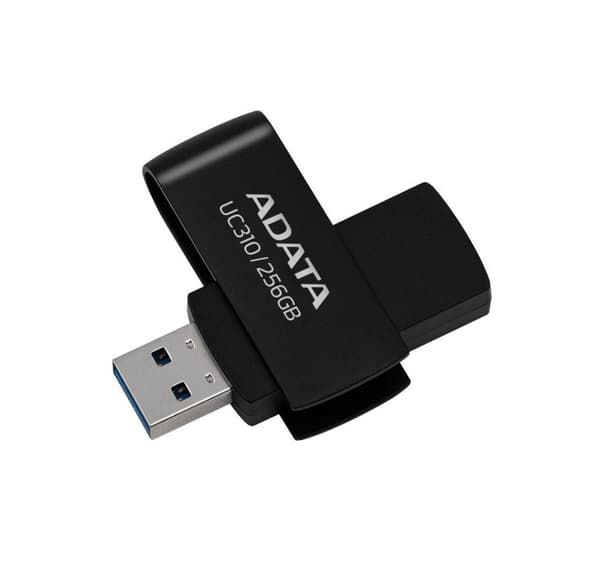 Muistiasema flash usb3.2 256g/musta uc310-256g-rbk, Adata