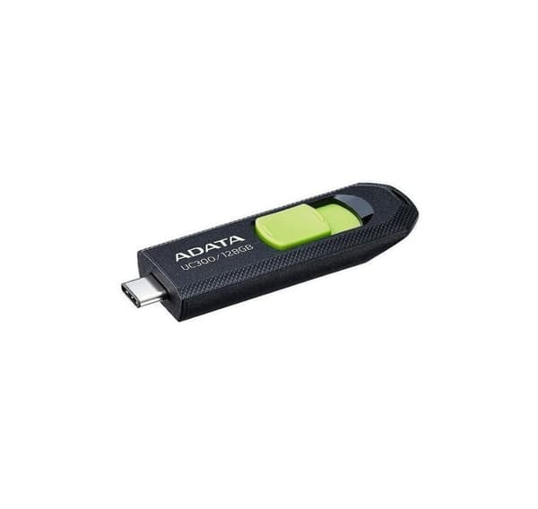 Minnestasjon flash usb-c 128gb/acho-uc300-128g-rbk/gn, Adata