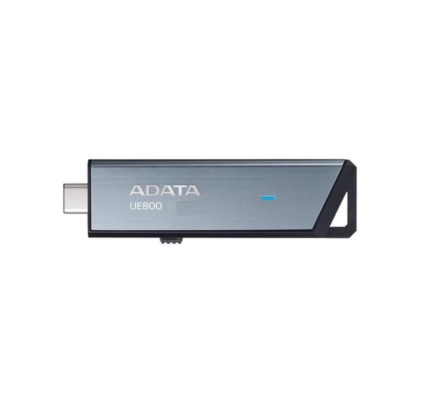 Minnestasjon flash usb-c 512gb/silv aeli-ue800-512g-csg, Adata Sølv