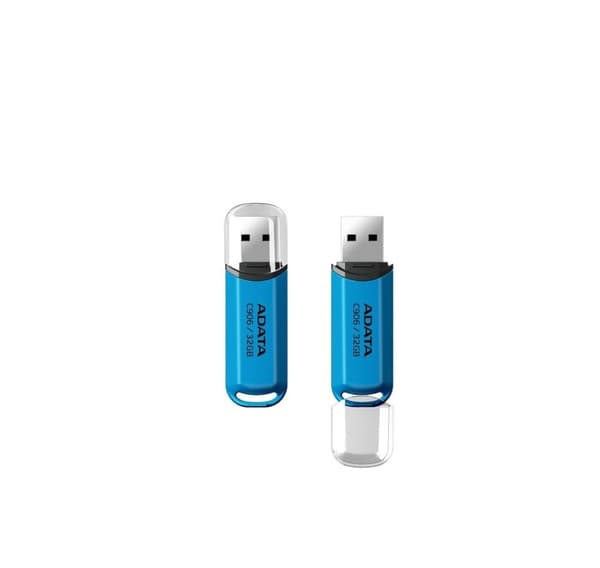 Minnesenhet flash usb2 32gb/blå ac906-32g-rwb, Adata