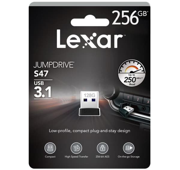 Minne DRIVE FLASH USB3 256GB, LEXAR