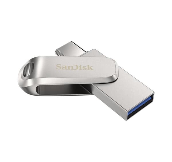 Minne DRIVE FLASH USB-C 256GB, SANDISK Rustfritt stål