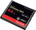 Miniatyrbild 3 av 10: SanDisk Extreme Pro 64 GB 160 MB/s CompactFlash-minneskort - svart/guld/rött