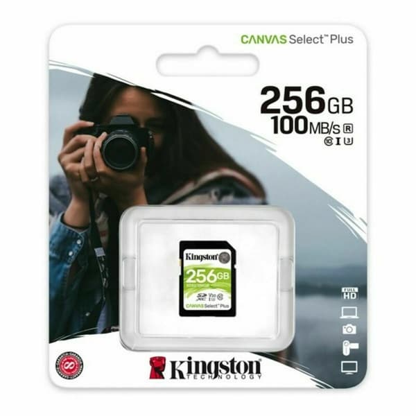 SD Minneskort Kingston Canvas Select Plus 256 GB
