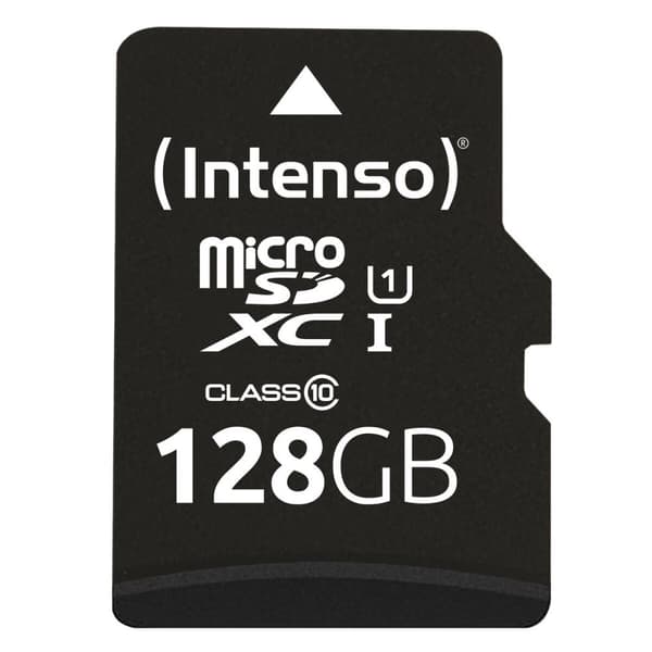 Micro-SD Minneskort med Adapter INTENSO 128 GB