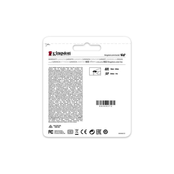 Micro-SD kort Kingston Canvas Select Plus 128 GB