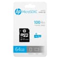 Miniatyrbild 4 av 4: Micro-SD Minneskort med Adapter HP HP-MSDCWAU1-64GB 16 GB 64 GB Klass 10 100 Mb/s