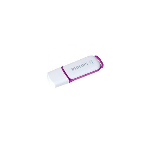 USB-flashminne, 64 GB Snow Edition USB 3.0, Philips Lilla, Hvit