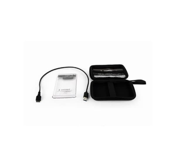 Hdd case ext. Usb3 2.5"/transparent ee2-u3s9-6, Gembird