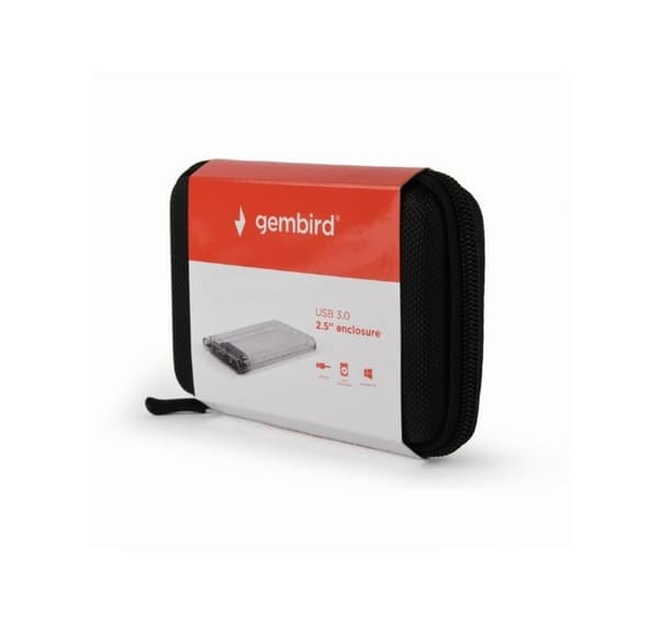 Hdd case ext. Usb3 2.5"/transparent ee2-u3s9-6, Gembird
