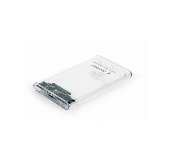 Hdd-kasse ekst. Usb3 2,5"/transparent ee2-u3s9-6, Gembird Gjennomsiktig