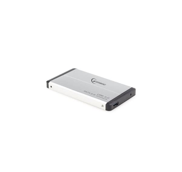 Hdd-kasse ekst. Usb3 2,5"/sølv ee2-u3s-2-s, Gembird