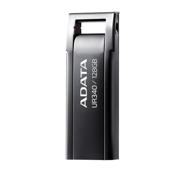 Minnestasjon flash usb3.2 128g/svart aroy-ur340-128gbk, Adata
