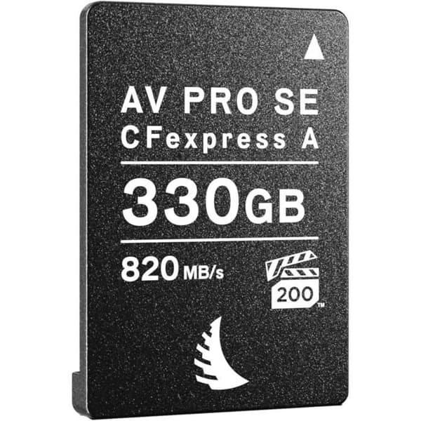 CFexpress minneskort - Angelbird - AV PRO A SE - 330 Go - Läshastighet 820 Mo/s - Svart/Silver