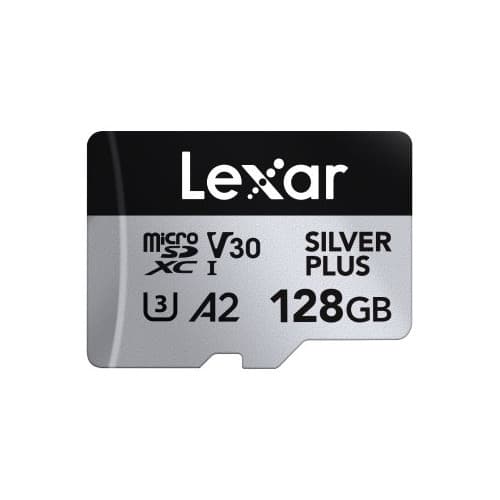 Lexar Professional SILVER PLUS - flash-minneskort - 128 GB - mikroSDXC UHS-I