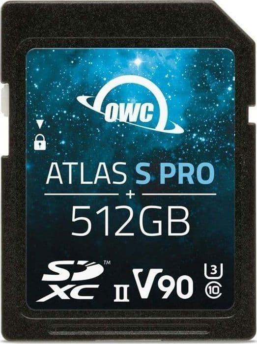Minneskort - OWC-flashminne - OWCSDV90P0512 - Atlas S Pro SDXC 512 Go UHS-II/U3 V90 (SDV90P0512)