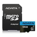 Miniatyrbild 2 av 2: ADATA 64 GB Premier Micro SDXC Flash-minneskort med SD-adapter, UHS-I klass 10 med A1-prestanda