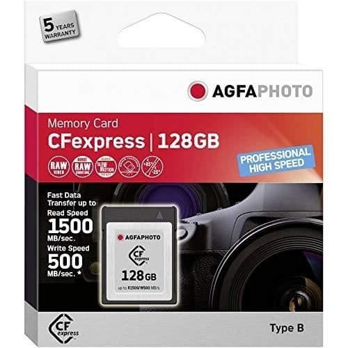 Minneskort - AGFA PHOTO - CFexpress 128GB - Professionell High Speed