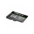 Miniatyrbild 3 av 4: PNY Pro Elite 64GB Micro SD-minneskort - Klass XC Klass 10 / UHS-I U3A1 V30+SD