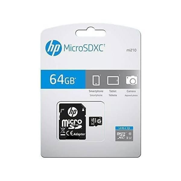 Minneskort Micro SD - HP - CI10 - Klass 10 - 15-20 MB/s - Adapter ingår