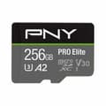 Miniatyrbild 1 av 3: PNY PRO Elite 256 GB flashminneskort - A2 / Video Class V30 / UHS-I U3 / Class10 - microSDXC UHS-I