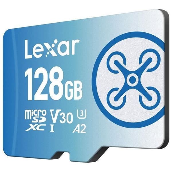 Lexar Fly microSDXC UHS-I-kort, 128 GB