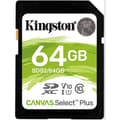 Miniatyrbild 2 av 4: KINGSTON Canvas Select Plus SD-minneskort - SDS2/64GB 64GB Klass 10 UHS-I 100MB/s