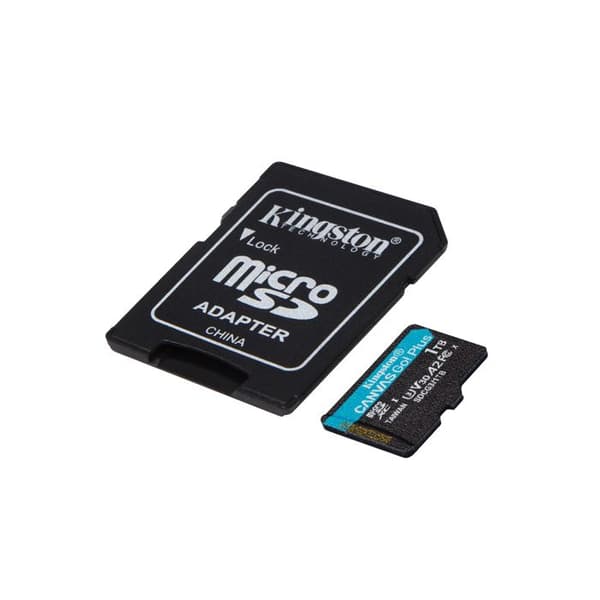Kingston Canvas Go Plus 1TB microSD-kort - 170 MB/s läshastighet - Klass U3/V30