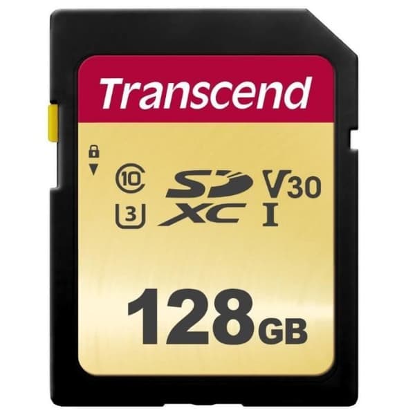 Flashminneskort - TRANSCEND - 128GB UHS-I U3 SD - Kapacitet 128 GB - Klass 10 - Video Klass V30