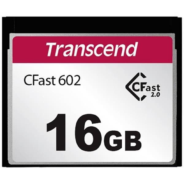 CFast 2.0 minneskort - TRANSCEND - TS8GCFX602 - 16 GB - 530 MB/s - 430 MB/s