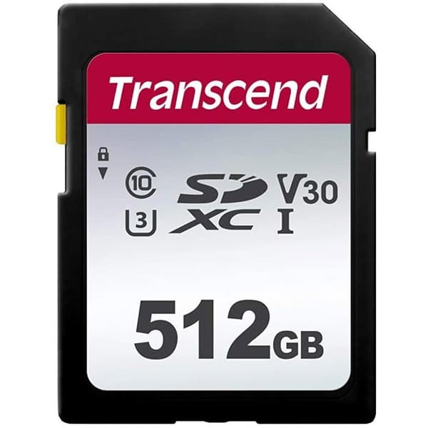 TRANSCEND 300S 512GB SD-kort - Video Class V30 / UHS-I U3 / Class10