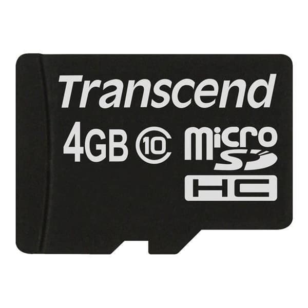 Transcend Premium - Flash-minneskort - 4 GB - Klass 10 - 133x - Micro SDHC