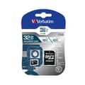 Miniatyrbild 1 av 3: Verbatim Pro 32GB microSDHC UHS Speed Class 3 minneskort