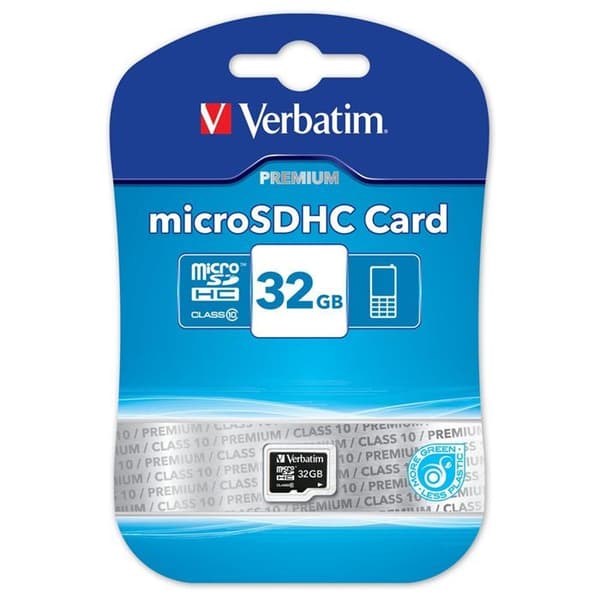Verbatim 32GB MicroSD Class 10-kort
