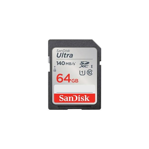 SDXC-kort - SanDisk - Ultra - 64 GB - 140 MB/s - UHS-I U1
