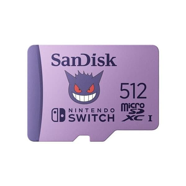 Micro Sdxc-kort 512gb Pokémon Ectoplasm-tillbehör-SWITCH