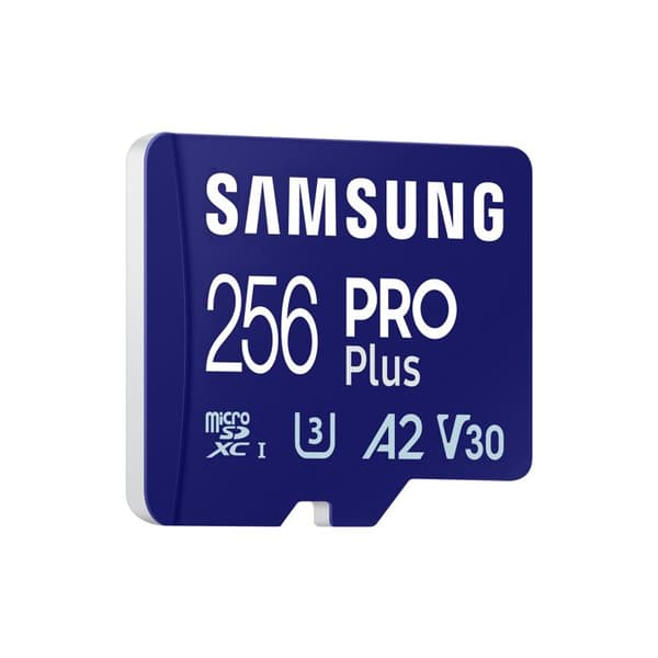 Samsung 256GB Pro Plus Micro SDXC-minneskort (2023) upp till 180/130MB/s