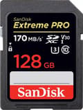 Miniatyrbillede 1 af 9: SanDisk Extreme PRO 128GB SDXC hukommelseskort op til 170MB/s UHS-1 klasse 10, U3, V30
