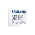 Miniatyrbild 1 av 5: Minneskort Micro SDXC SAMSUNG EVO PLUS 2021 version 512 GB U3 A2 V30 130Mb/s - CM03