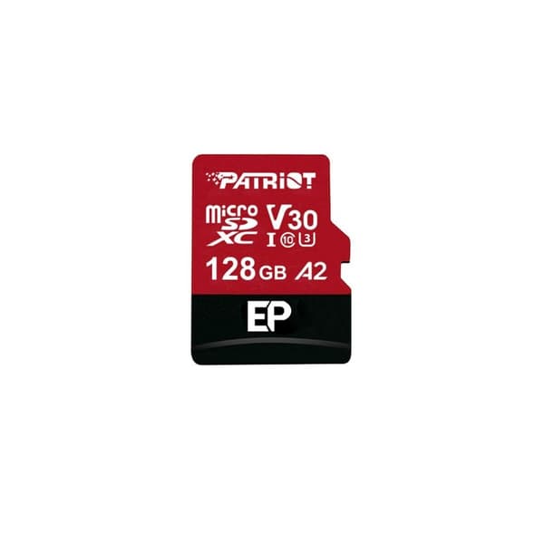 Micro-SD Minneskort med Adapter Patriot Memory PEF128GEP32MCX